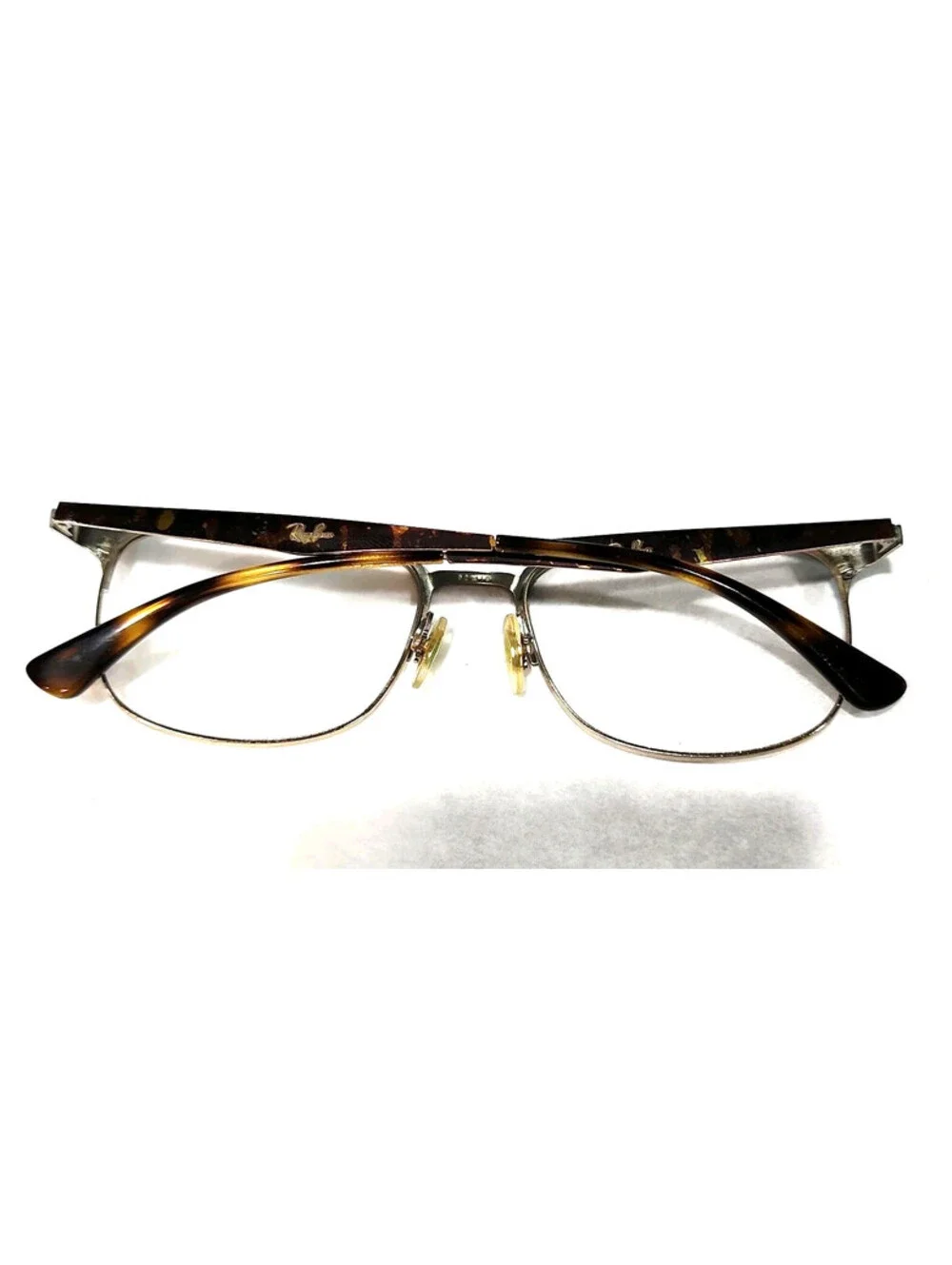 Ray Ban RB6421 3001 Broken Unglued Rim Tortoise Square Eyeglasses 54-18 145